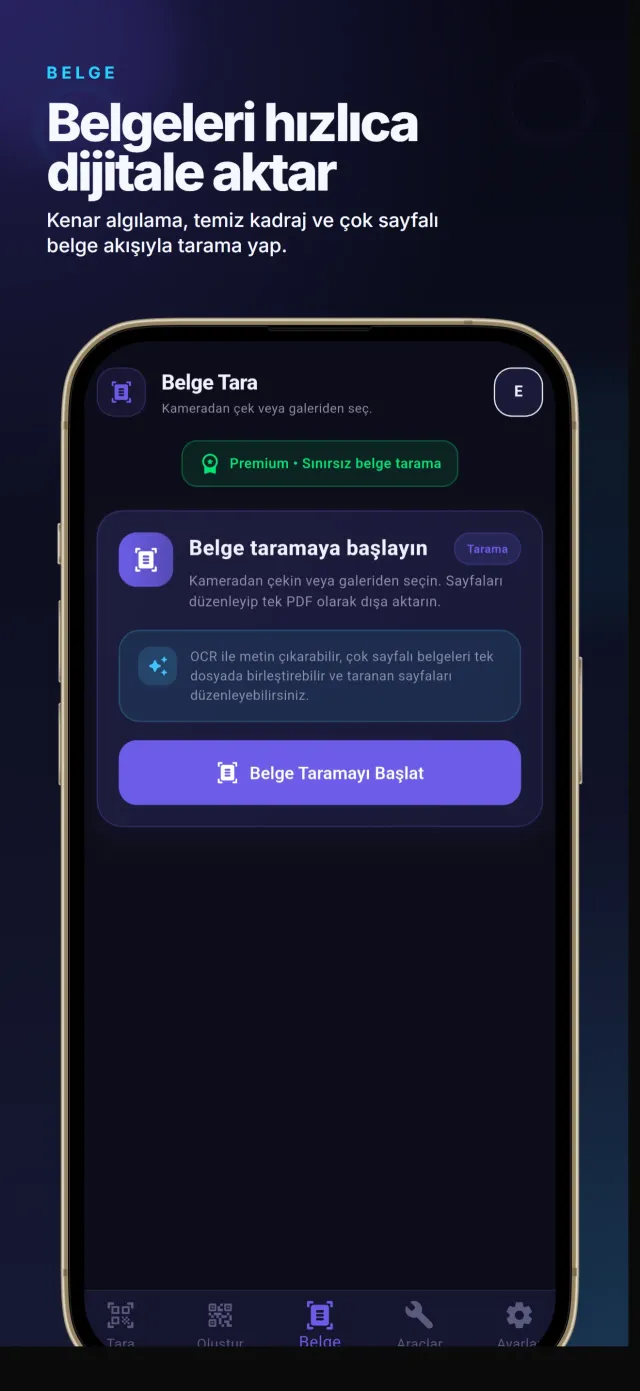 Qr & Belge Okuyucu ekran görüntüsü 2